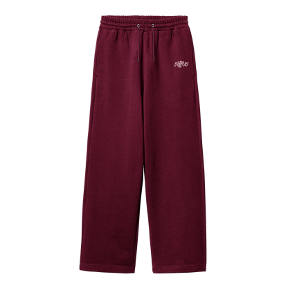 Burgundy Sytrus Wide Leg Sweatpants – Printed Edition