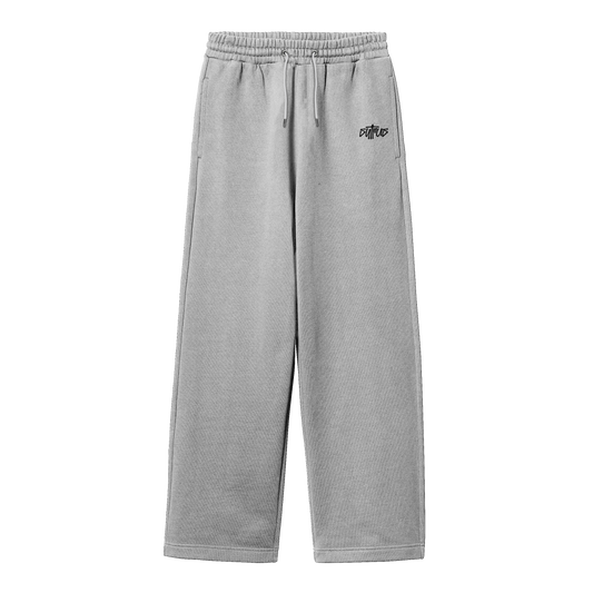 Gray Sytrus Wide Leg Sweatpants – Printed Edition
